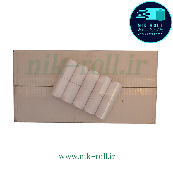 رول کارتخوان سفید 57 میلیمتری جیانگهه ۱۶ متری/کارتن 120عددی